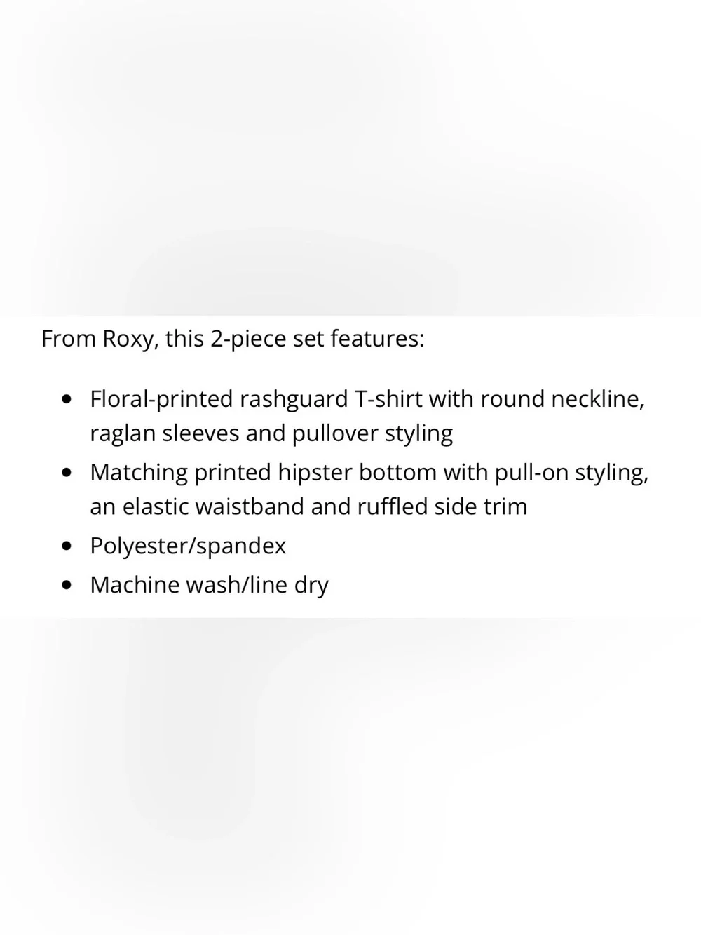 Roxy Girls' Peach Floral Long-Sleeve Rashguard Set